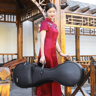 Summer adult Pipa bag backpack double back thickened Pipa bag imitation leather PU material pipa piano protective case bag