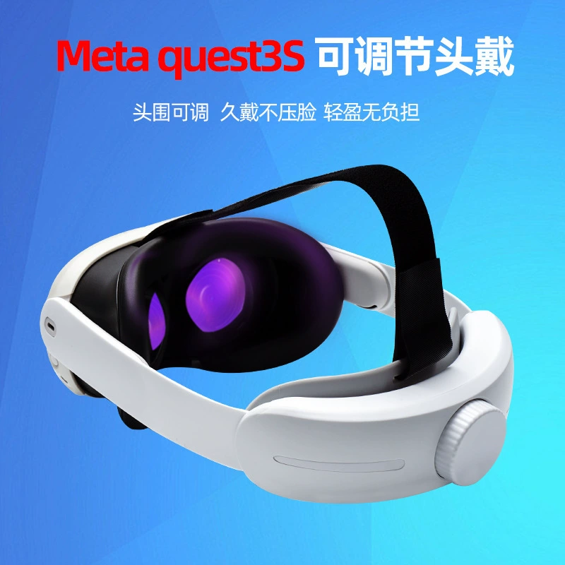 Новый шлем Meta Quest 3S, сбалансированная настройка, защита лица, эластичная повязка для Quest3 VR