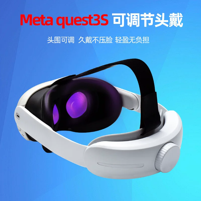 Новый шлем Meta Quest 3S, сбалансированная настройка, защита лица, эластичная повязка для Quest3 VR