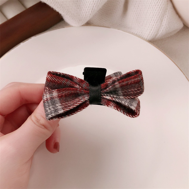 Tela coreana estricta clip de arco princesa pequeña cabeza lateral frisa clip de pelo 2024 nuevo clip de tiburón