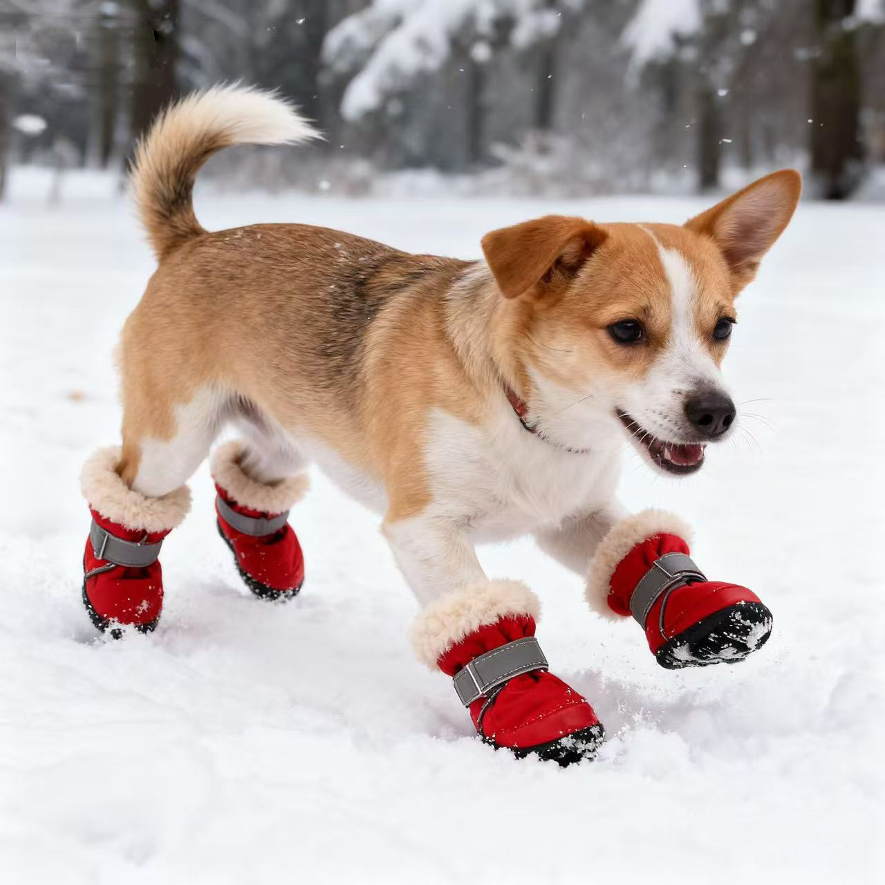 Zapatos para mascotas, zapatos para perros, suelas suaves, zapatos de algodón para perros, cubiertas para pies para mascotas, zapatos para cachorros, zapatos para gatos, botas de nieve de otoño e invierno