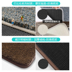 Cross-border simple entry-to-home anti-slip floor mats, entrance and entrance household floor mats, bathroom door absorbent carpets