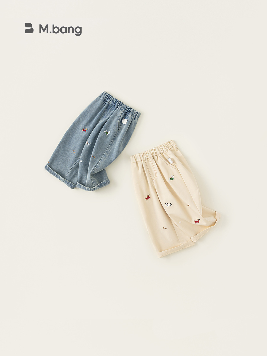 Ropa infantil Youbao, jeans para niñas, pantalones de dibujos animados para primavera y otoño, pantalones largos para niñas pequeñas, pantalones anchos para niñas, a la moda.