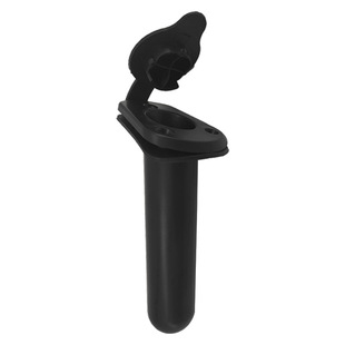 Marine black nylon fishing rod holder oblique plug fishing rod socket fishing rod bracket marine yacht hardware accessories