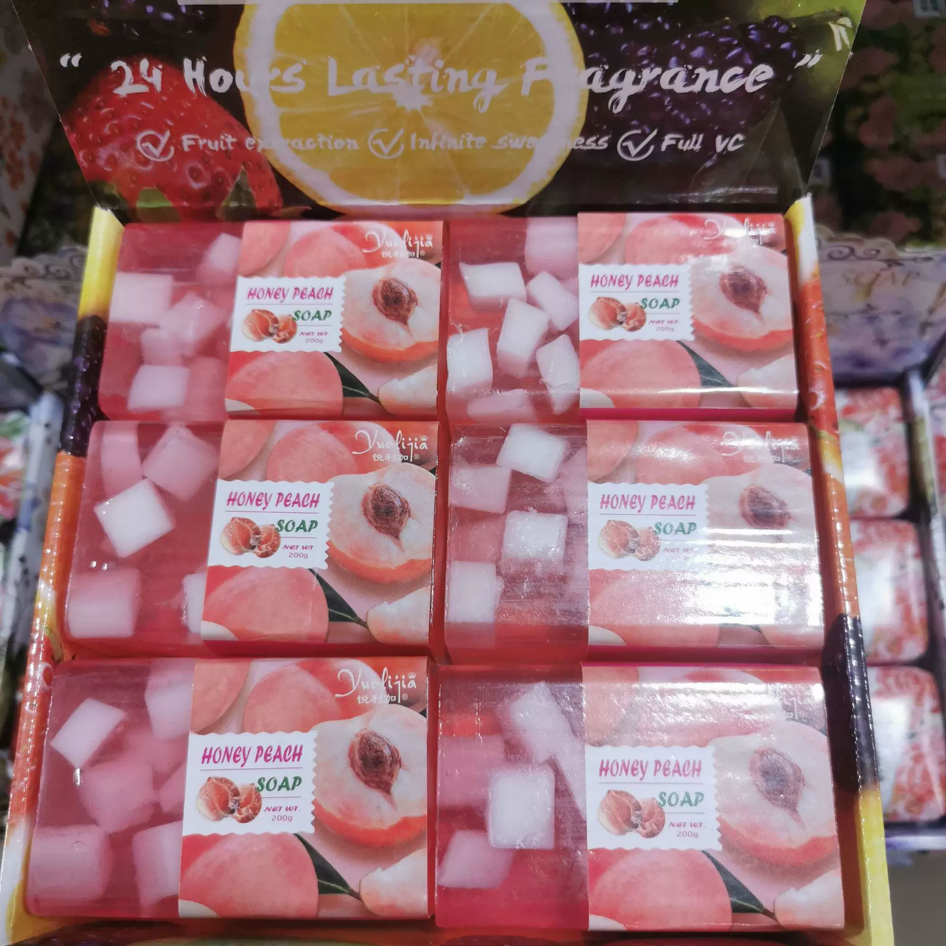 批发200克水果布丁高端手工精油香皂洗手沐浴洁面家用留香伴手礼