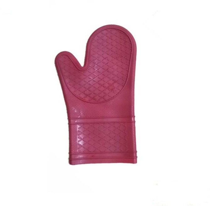 硅胶防烫手套厨房烤箱专用耐高温隔热手套加厚防滑防热烘焙手套|ru