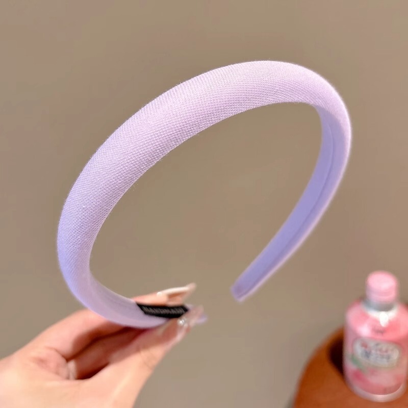 エレガントな気質の女性用高頭頂部ヘアバンド、多用途のコーヒー色のスポンジヘアピン、ファッショナブルなヘッドバンド、洗顔用ヘアバンド|undefined