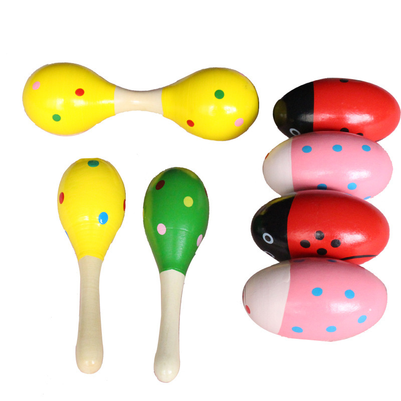 Artesanía de madera instrumento musical infantil jardín de infantes Orff instrumento de percusión juguete pequeño traje de combinación al por mayor recibir 28