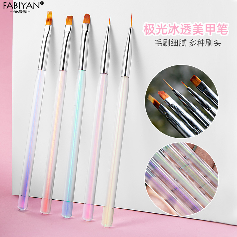 New Japanese Manicure Pen Aurora Color Drawing Pen Pull Line Phototherapy Pen Nail Stinting Pen 5 suit Manicure Tools New Japanese Manicure Pen Aurora Color Drawing Pen Pull Line Phototherapy Pen Nail Stinting Pen 5 suit Manicure Tools