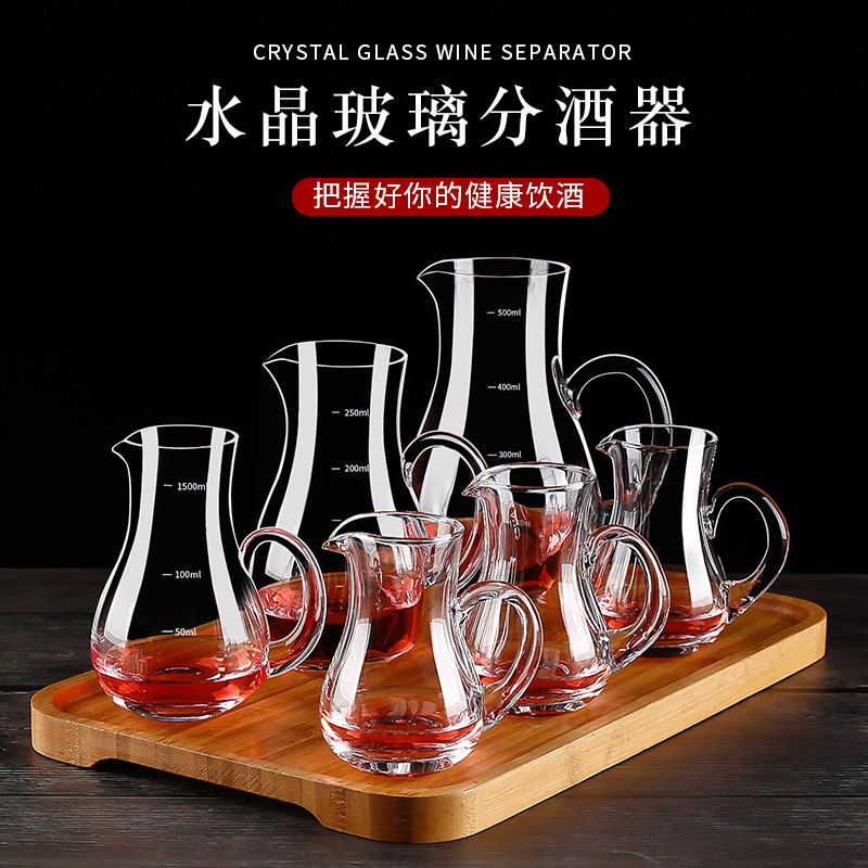 Hoja de oro casera licor blanco conjunto de 100 ml mezclador de vino pequeño vidrio vino vino vino vino tinto botella de vino