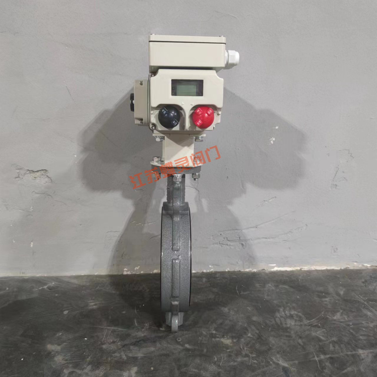 电动铸钢体对夹蝶阀 D971X-16C DN150智能调节型电动对夹蝶阀