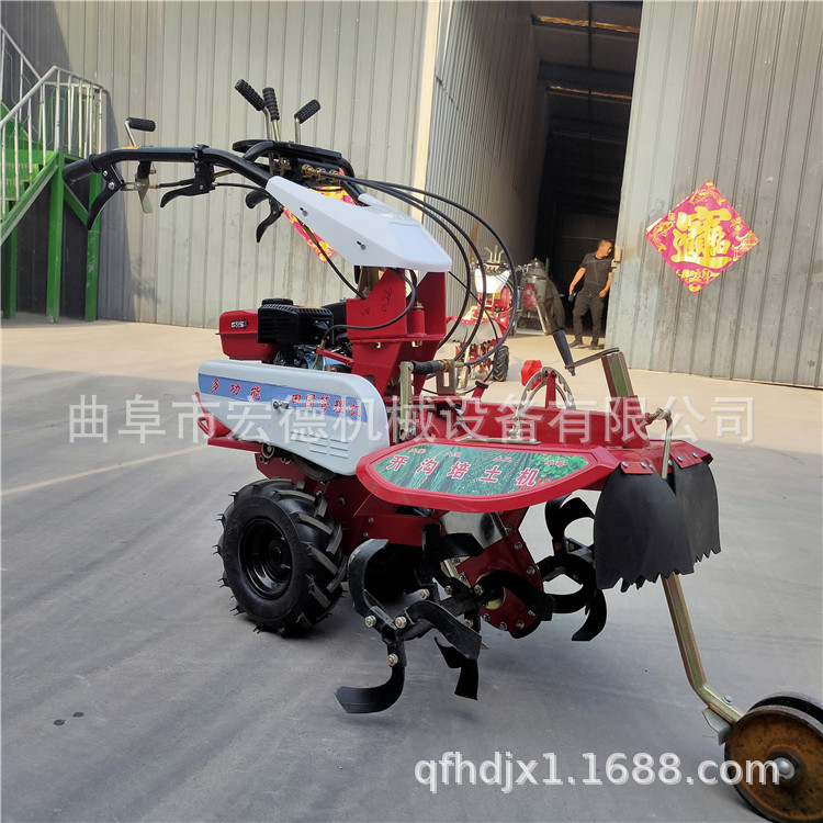 农用小型烟叶培土机 大葱封土封葱机 塑料大棚小型开沟机