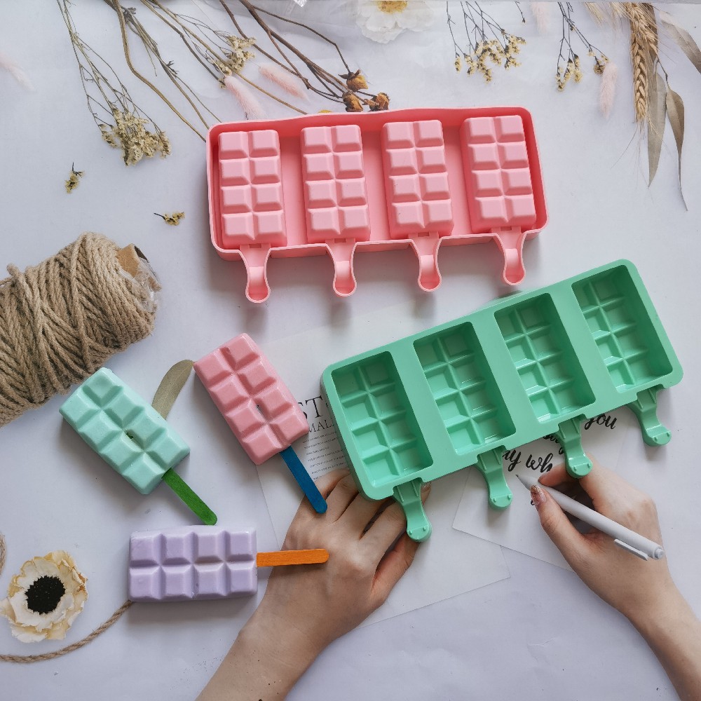 4 helados de silicona molde de helado de 485 helados molde de helado de helado de verano suministros de fiesta