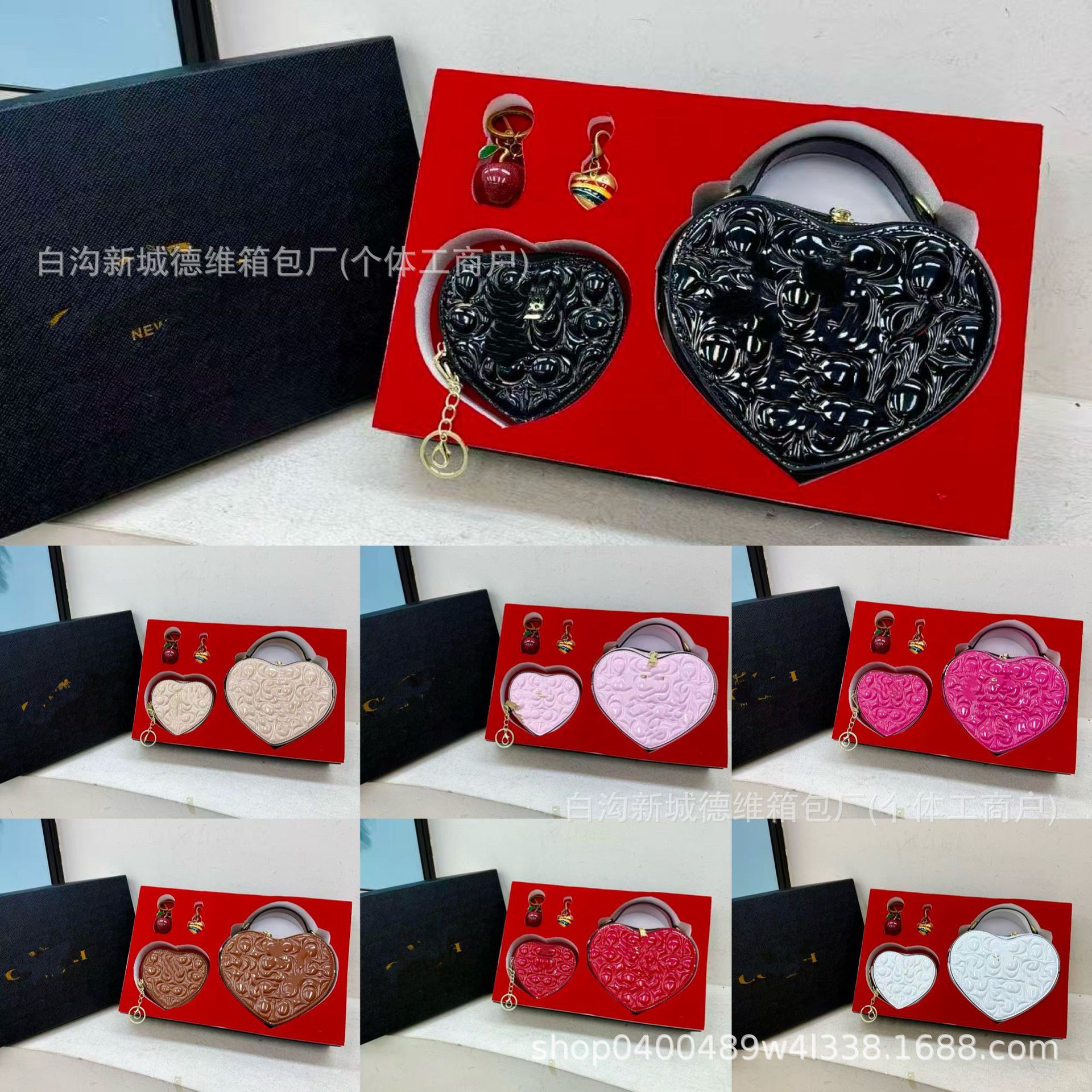 2026 New High-Quality Versatile Chain Embossed Set Box Bag, Internet Celebrity Hot Item, Simple and Cute Style, Ins Crossbody Bag