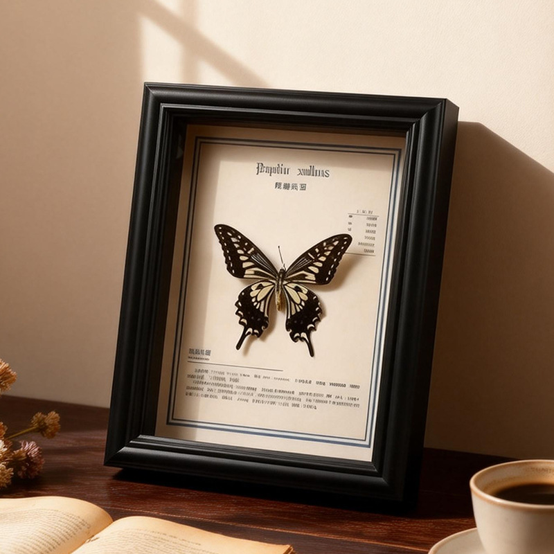 2cm Hollow Butterfly Photo Frame, Empty Wooden Three-Dimensional Glass Picture Frame, Tabletop DIY Plant and Insect Specimen Frame 2cm Hollow Butterfly Photo Frame, Empty Wooden Three-Dimensional Glass Picture Frame, Tabletop DIY Plant and Insect Specimen Frame