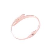 Вместительный и большой золотой универсальный браслет из нержавеющей стали, в корейском стиле, материал, женский стиль, 18 карат, розовое золото