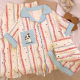 Star puppy clouds cotton pajamas women's summer short sleeve cartoon high color value home clothes three piece set can be worn wholesale