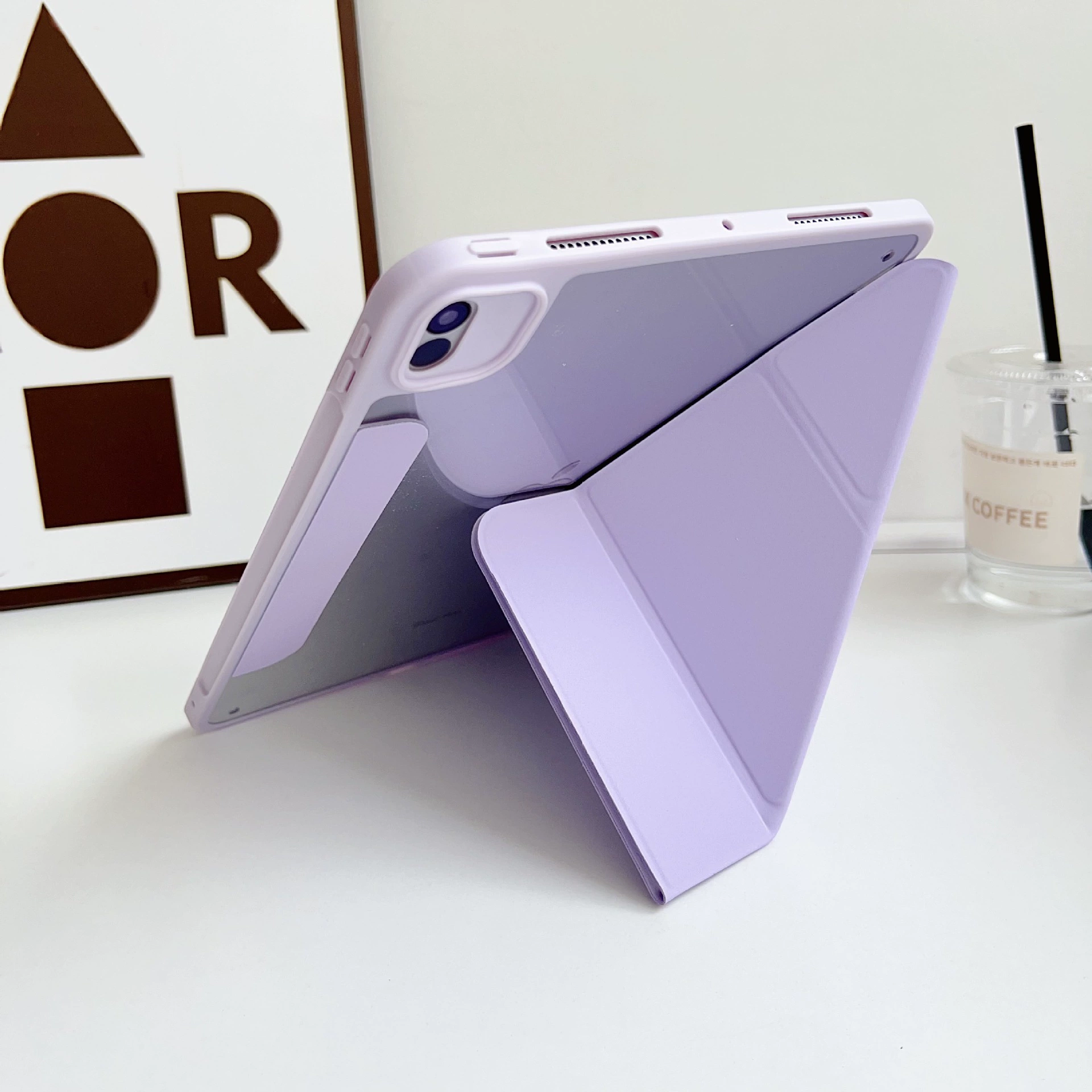 Подходящий защитный чехол для iPad Pro 11 с Y-складной пряжкой, магнитное разделение, прозрачный против падений чехол 10.9 Air6/54