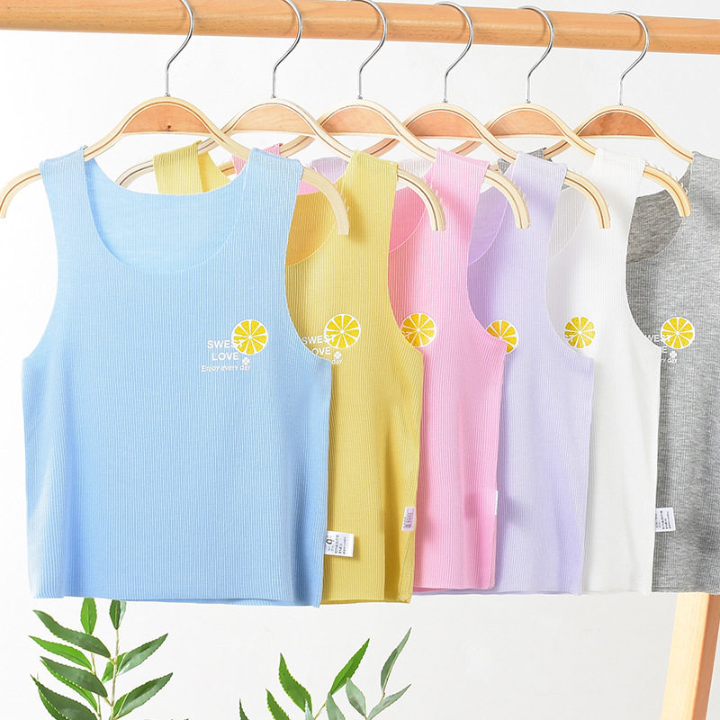 Children's Thin Summer Tank Top for Girls and Boys, Toddler and Older Kids, A-Class Certified