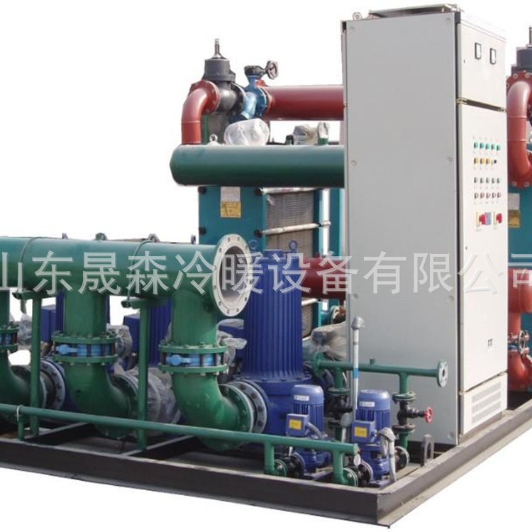 智能一体换热机组 变频节能控制 板式换热机组 晟森专业换热设备