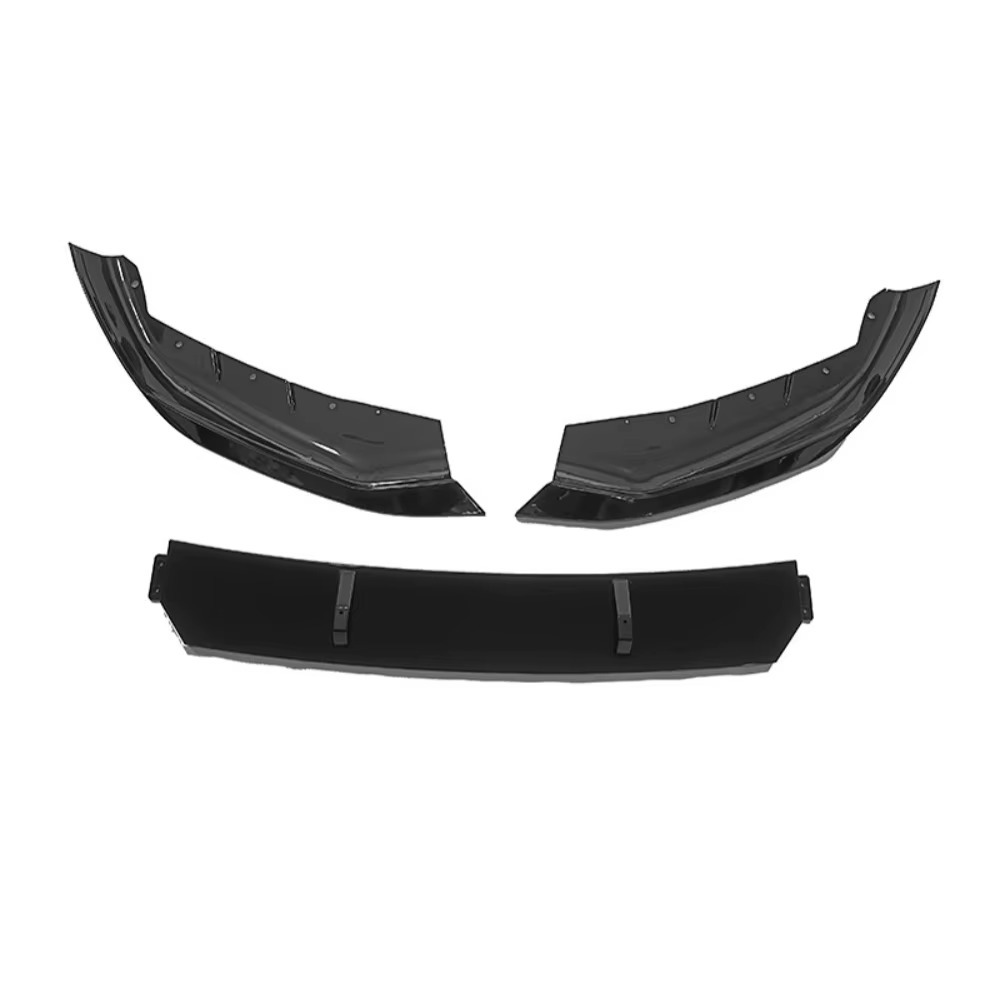 Bmw G30 Front Bumper Spoiler 5 Series Glossy Black Carbon Fiber Pattern Wind Blade Modified Front Splitter for 17-23 Models G30/G31