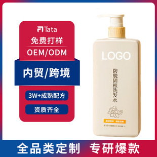 Customized Ginger Anti-Hair Loss Shampoo Manufacturer Shampoo Men's and Women's Scalp Cleansing Shampoo Oem Processing