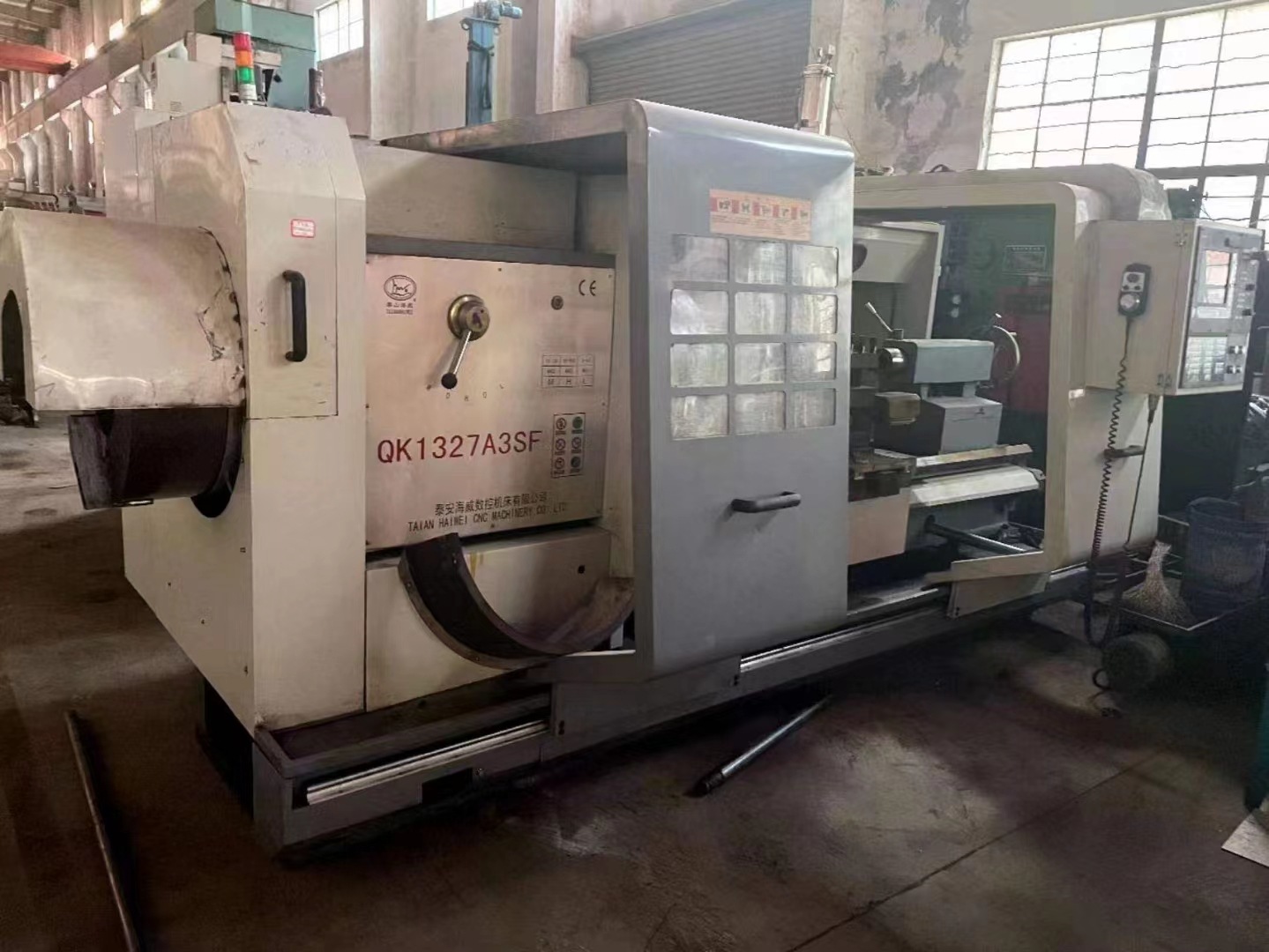 转让二手秦安海威QK1327A3SF数控管螺纹车床二手1327管螺纹车床