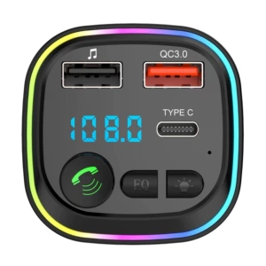 P4P3P2P1P6P7P8 Avtomobil Bluetooth FM Transmitter Şarj Hands-Free Zəng MP3