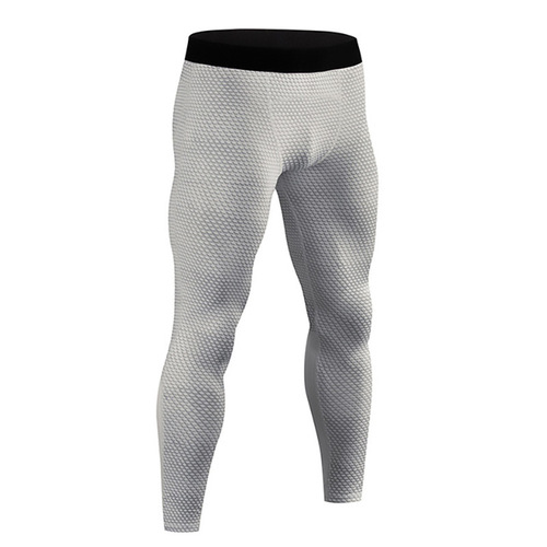 Cross-border quick-dry men's 3D printed long pants for sports training, fitness running, sweat-wicking elastic quick-dry long pants