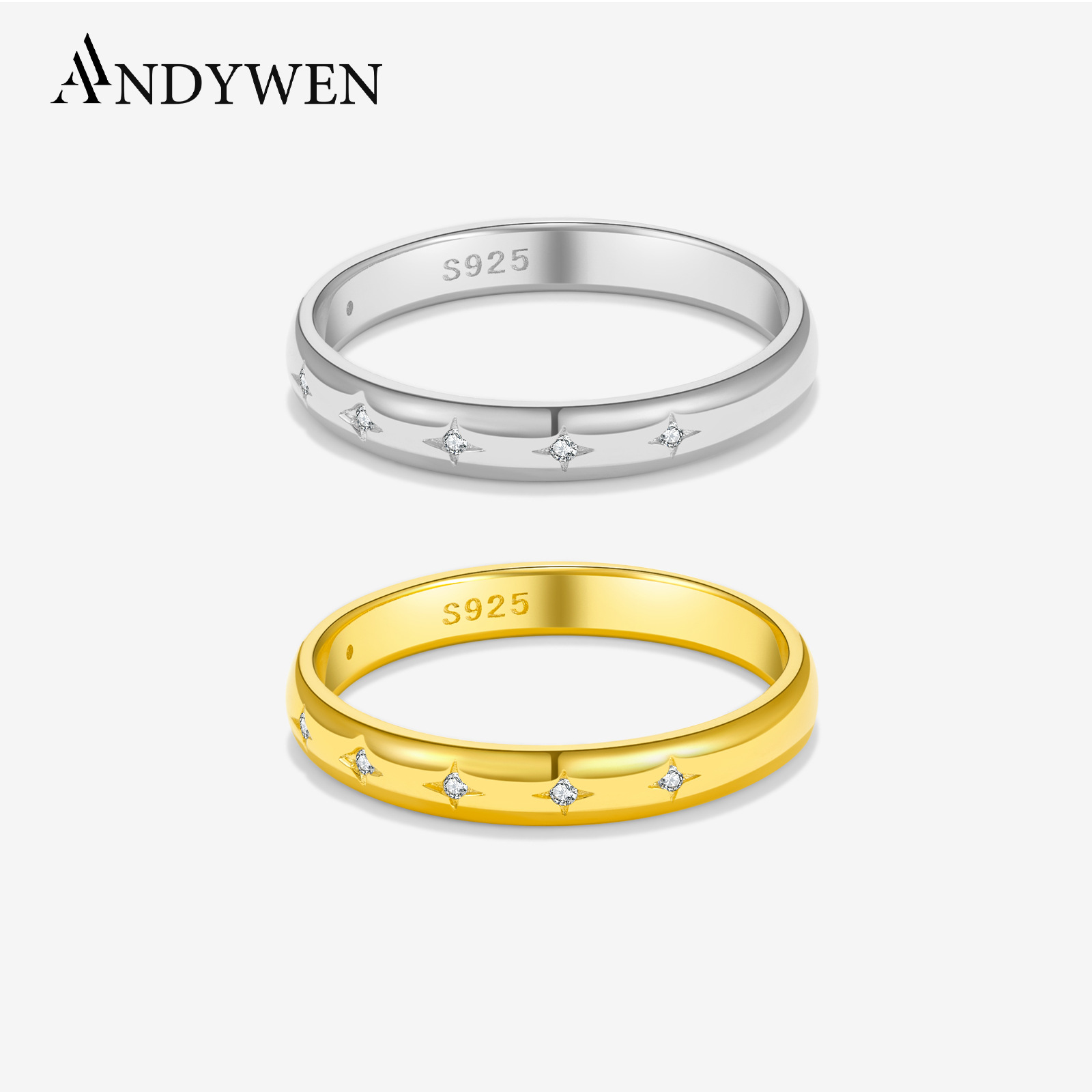 小眾輕奢情侶純銀對戒男女食指環簡約高級感小眾設計首飾飾品跨境