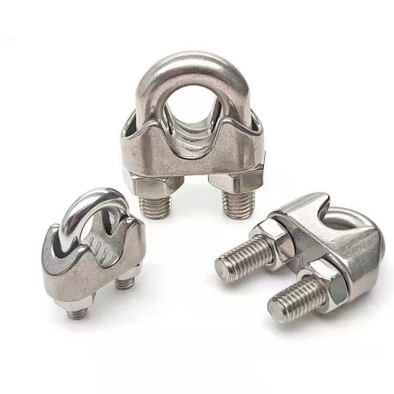 Горячая распродажа из нержавеющей стали 201 304 316 трос патрон M2-M24U Тип зажим Пряжка для веревки одна партия