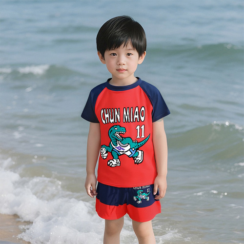 【Low Price Clearance】Boys' Swim Suit for 3-9 Year Olds, Medium and Small Kids Swim Trunks, Quick-Drying Boys' Swimwear