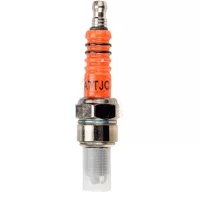 Педаль квадроцикла с изогнутым лучом внедорожный мотоцикл GY6 50-125cc Модифицированная трехполюсная Свеча зажигания A7TJC Модифицированная оранжевая