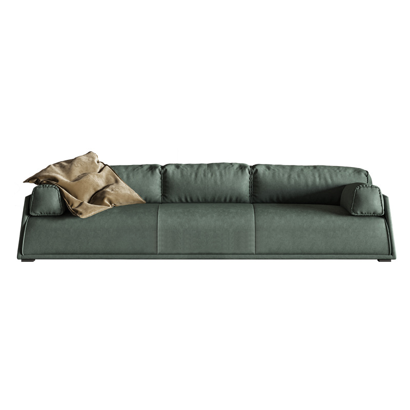 Baxter设计师风格磨砂布直排沙发 意式极简沙发客厅组合三人位