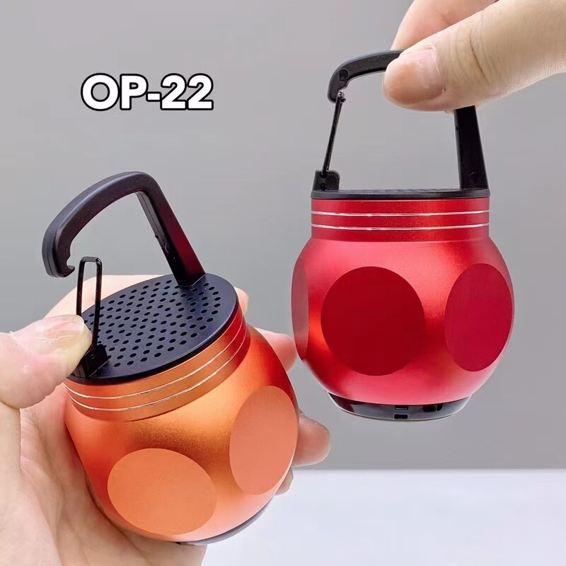 2025 New Private Model Hot Selling Small Steel Cannon Wireless Bluetooth Speaker Portable Outdoor Portable Hook Bicycle Audio