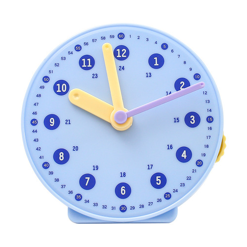Clock Model Children Montessori Math Clock Cognitive Teaching Aids Learning Tools Primary School First Grade Learning to Recognize Time