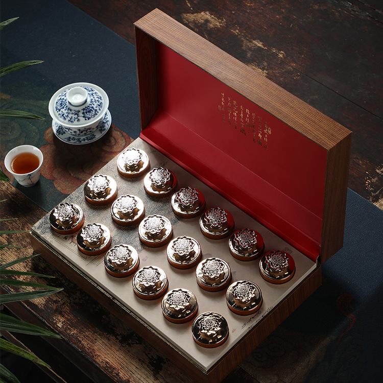 高档茶叶包装盒空礼盒红茶岩茶大红袍金骏眉绿茶通用小罐礼盒空盒