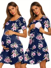 X 93881 Round Neck Element Print Pocket Dress Ԫ��ӡ������ȹ