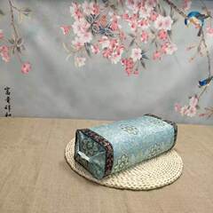 本物のシルク功サテン留め金頚椎枕カバー赤盤ボタン功サテン枕カバー流蘇枕カバー変形枕カバー