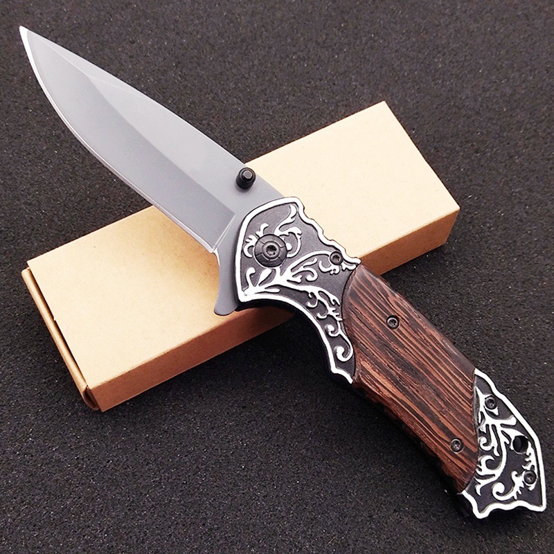 厂家直销户外防身锋利折叠刀便携口袋小刀野外求生刀锋利随身折刀