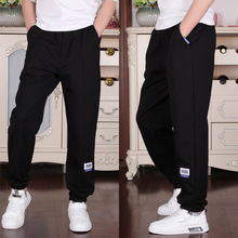 男童2024春新款纯黑色收口运动针织休闲裤斯潘古尔直销一件代发好