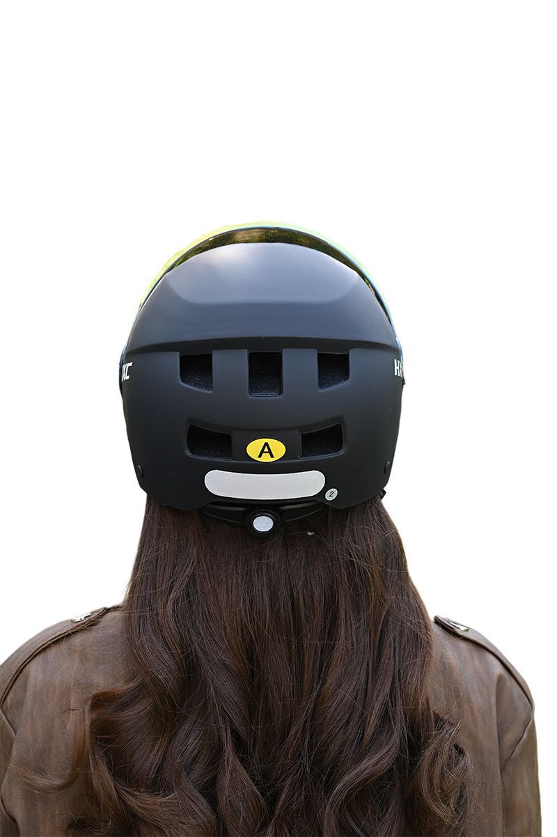 3C Certified Electric Motorcycle Helmet Cute Sunscreen UV Half Helmet
