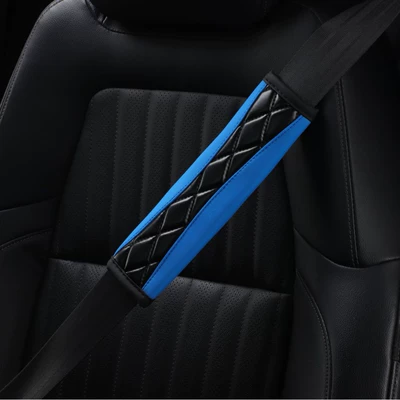 Carefully Selected Massage Shoulder Seat belt shoulder pad - blue-model
