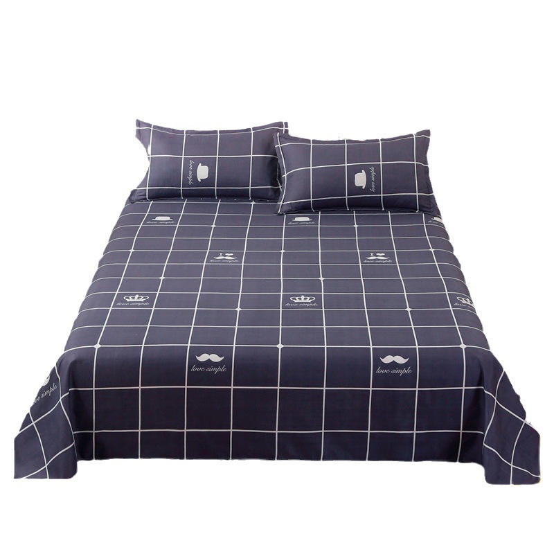 Fábrica al por mayor dormitorio cama individual estudiante universitario dormitorio especial superior e inferior hoja de cama hoja de colchón 1,2 m HOJA DE edredón de una sola pieza