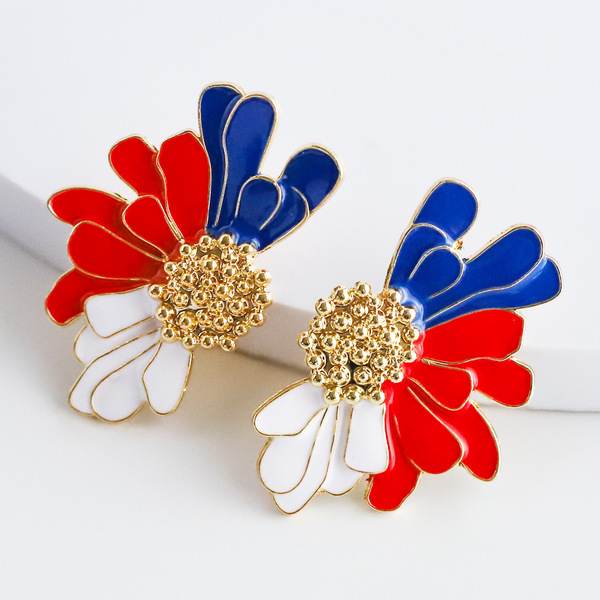 creative acrylic earrings drop-shaped