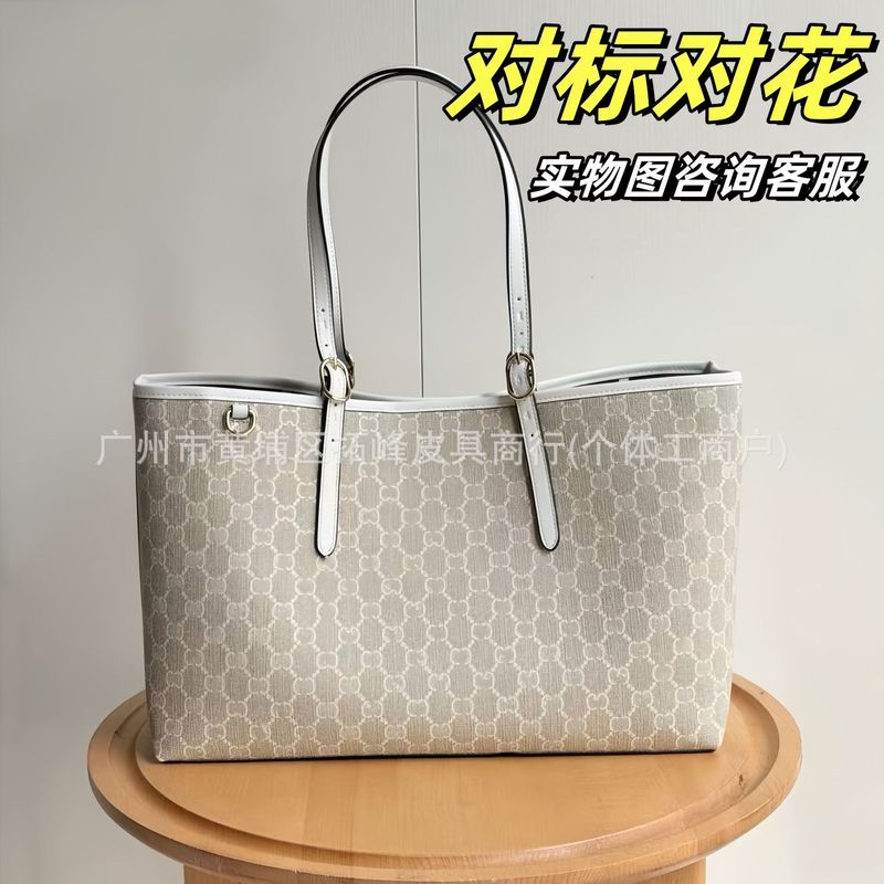 クロスボーダー新古家エンブレムトートバッグ多用途ショルダーハンドバッグ大容量トートバッグショッピングバッグ女性用|undefined