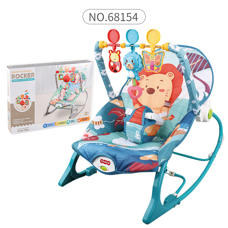 Comercio exterior caliente baby mecedora baby multifuncional música mecedora asiento de asiento mecedora para niños