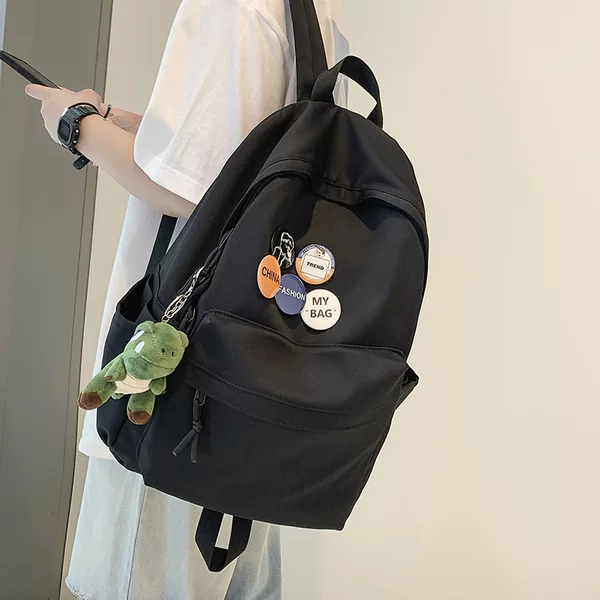 Backpack Men's Large-Capacity Travel Backpack Women's Casual Japanese Style Style Boys Junior High School Students High School College Students Schoolbags Men