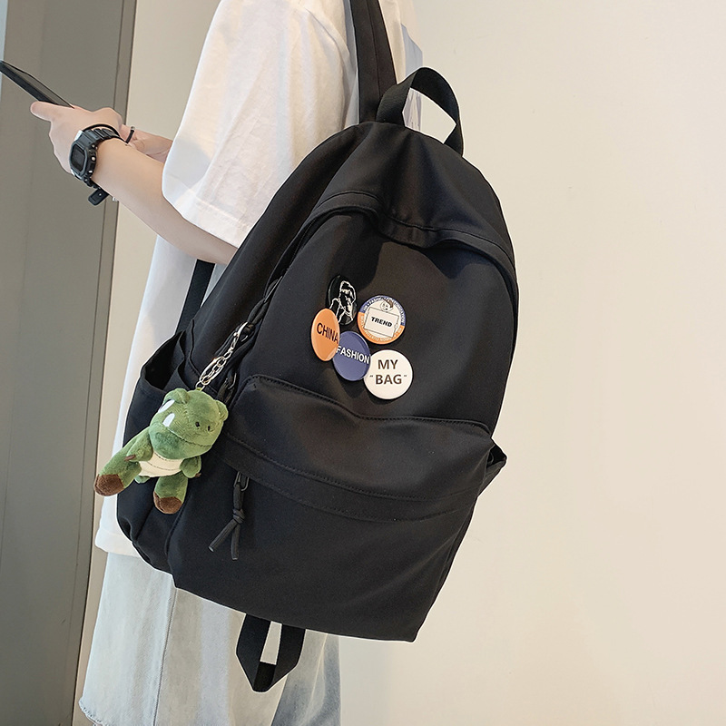 Backpack Men's Large-Capacity Travel Backpack Women's Casual Japanese Style Style Boys Junior High School Students High School College Students Schoolbags Men
