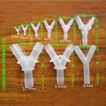 厂家批Y型塑料宝塔三通接头3通接头软管防水接头宝塔水管软管接头